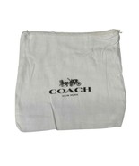 NEW COACH Drawstring Dust Bag Cover Storage 8&quot; x 8&quot; Cloth - $112.71 MXN