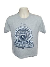 2009 New York Yankees World Series Champions Youth Large Gray TShirt - £11.61 GBP