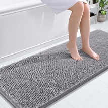 OLANLY Bathroom Rugs 59x24, Extra Soft Absorbent Chenille - £51.39 GBP