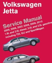 2005 2006 2007 2008 2009 2010 Volkswagen Jetta Service Shop Manual NEW - £135.00 GBP