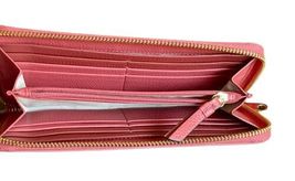 Radley London Scottie Dog Begonia Pebbled Leather Large Zipper Zip Around Wallet image 7