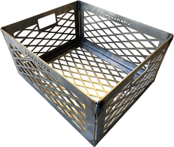 ® LASER Charcoal Basket 12 X 10 X 6&quot; - Vertical Horizontal UDS Smoker Co... - £82.87 GBP