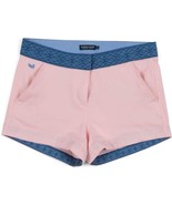 Southern Marsh The Hannah Short Women Size 4 Camelia Pink Blue Pattern T... - $17.41