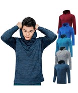 Sudadera Con Capucha Ajustada Secado Rápido Ropa Deportiva Para Hombres ... - $26.70