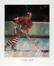 Autographed Bobby Hull Lithograph Unlimited Edition - Chicago Blackhawks - £51.35 GBP