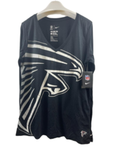 Nike Women&#39;s Long-Sleeve Atlanta Falcons Logo Wrap T-Shirt BLACK - LARGE - £22.15 GBP