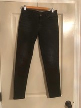Pre-owned ZARA Basic Denim Dept. Skinny Black Jeans SZ 6 - $553.60 MXN