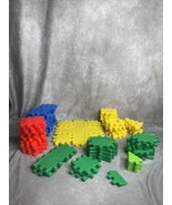 Vintage little tikes waffle blocks lot 62 blocks - $39.99