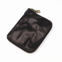 2020 Genuine Leather Wallet For Women Men Vintage Handmade Short Small B... - £33.37 GBP
