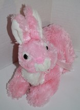 Far East Broker Pink White Easter Bunny Rabbit 10&quot; Plush Stuffed Animal Soft Toy - £11.60 GBP