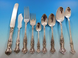 Vintage by 1847 Rogers Silverplate Flatware Set for 8 Service 81 Pieces Grapes - £1,896.35 GBP