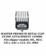 Andis #6–3/4&quot;19mm PREMIUM METAL CLIP GUIDE COMB*Fit ML MASTER,Fade,USPro... - €3,44 EUR