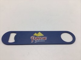 Pyramid Breweries Beer Foam Skimmer Craft Metal  Knife Scraper Blue Opener  - £17.94 GBP