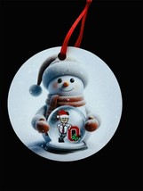 Snow Globe Ohio State Buckeyes Woody Hayes Holiday Ornament New - £5.55 GBP