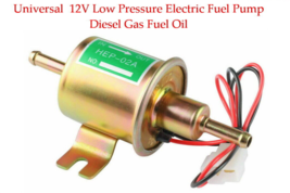 12V Electric Fuel Pump HEP-02A Universal Inline Low Pressure Gas Diesel - £8.13 GBP