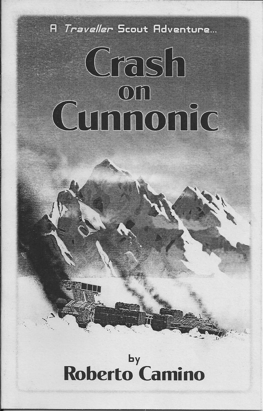 Crash on Cunnonic - 2006 Traveller RPG Adventure - $20.00