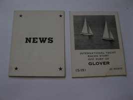 1958 Star Reporter Board Game Piece: News Card - Glover - $1.00