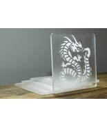 Ouroboros Coaster | Transparent Engraved Coaster | Dragon Snake Viking C... - £4.79 GBP+