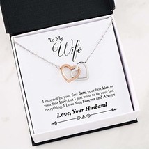 To My Wife Forever and Always Inseparable Love Pendant 18k Rose Gold Finish Surg - £31.76 GBP