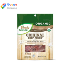 &#39;Simply Nature Organic Original Beef Jerky 2.85 oz&#39; Pack Of 3  - £11.00 GBP