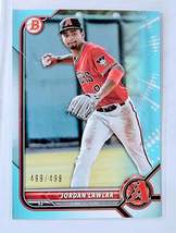 2022 Bowman Jordan Lawlar 1st on Bowman #&#39;d/499 Blue Arizona Diamondbacks Prospe - $10.00