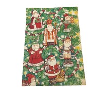 Vintage Current Christmas Santa around the World Paper Advent Calendar 1991 - £7.83 GBP