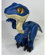 Fisher Price Imaginext Jurassic World XL Blue Raptor 9”  Dinosaur Toy - $8.79