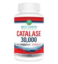 Best Earth Naturals Catalase 30,000 IU Supplement for Strong, Vibrant Hair - $69.40