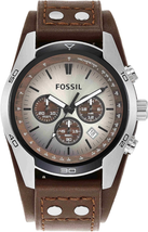 Fossil Coachman Mens Watch with Genuine Leather Bracelet Cuff - £63.63 GBP