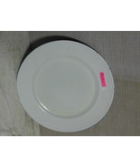 13&quot; DECORATIVE CHARGER PLATE WHITE WITH GLITTER  - £1.12 GBP