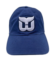Hartford Whalers Hat Cap Adult Mens Stitched Navy Blue Logo NHL Hockey Team - £26.66 GBP