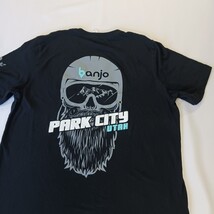 Banjo Park City Utah Men's Black Cotton Graphic T-Shirt Short Sleeve Size Large image 14