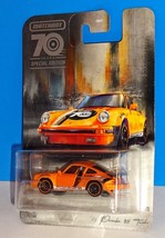 Matchbox Moving Parts 2023 70 Years Special Edition Orange &#39;80 Porsche 911 Turbo - £9.28 GBP
