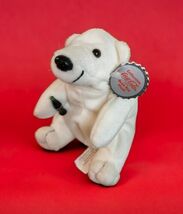 Coca Cola Polar Bear Bean Bag Plush Stuffed Animal Toy Vintage 1997 - $18.63 CAD