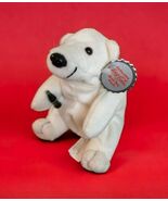Coca Cola Polar Bear Bean Bag Plush Stuffed Animal Toy Vintage 1997 - $242.72 MXN