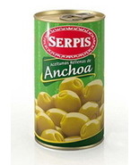 Serpis Green Olives Stuffed with Anchovies - $199.57 MXN