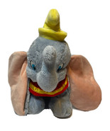 Disney Collection Dumbo Plush Stuffed Animal 14 Inches Circus Collar Yel... - $18.54