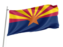 Flag of Arizona State  ,Unique Design Print , Size -3x5 Ft / 90x150 cm - $29.80