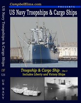 Troopship Liberty and Victory Cargo Ships of WW2 films Convoys Atlantic War Navy - £13.91 GBP