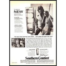 1974 Southern Comfort Whiskey Vintage Print Ad Sailboat Blonde Bikini Wall Art - £8.20 GBP