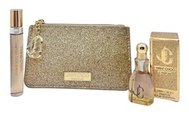 Jimmy Choo I Want Choo Le Parfum Gift Set w/ Jimmy Choo Gold Pouch AUTHE... - $983.71 MXN