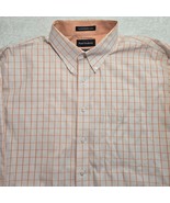 Paul Fredrick Shirt Mens 18 1/2 -34 Classic Fit Non Iron Dress Button Do... - $26.33 CAD