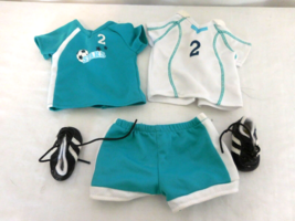 American Girl Doll Clothes 18 Inches 2 n 1 Soccer Outfit - £11.70 GBP