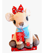 Musical Wiggling Ears Rudolph Red Nose Reindeer Clarice Plush - $42.08 CAD