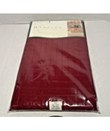 Hampton Tablecloth Maroon Oblong Fabric Polyester Wrinkle Free 60X104 in... - $23.75