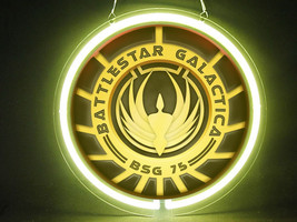 Battlestar Galactica Hub Bar Display Advertising Neon Sign - £63.94 GBP