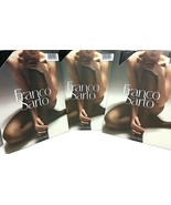 Lot 3 Franco Sarto Womens Sz B Color/Black Sheer to Waist Women Pantyhos... - £23.34 GBP