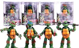 Great Teenage Mutant Ninja Turtle Leonardo,Michelangelo,Raphael,Donatello figure - £52.08 GBP