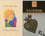 2 Boston Lyric Opera Souvenir Programs I Puritani &amp; The Tales of Hoffman - £13.96 GBP