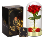 Mother&#39;s Day Gifts for Mom Her Wife, Glass Dome Red Rose Gift for Women ... - $38.44